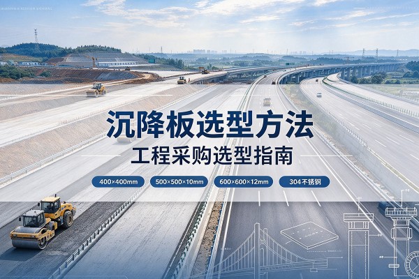 民丰沉降板选择方法