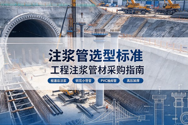 民丰注浆管选型标准